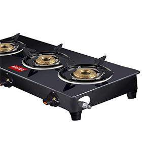 Baltra Olivia BGS 151 Glass Top 3 Burner Gas Cooktop Baltra Olivia BGS 151 Glass Top 3 Burner Gas Cooktop